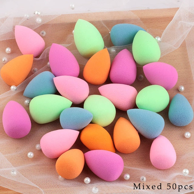 Wholesale Mini Makeup Sponge Water Drop Shape Makeup Soft Foundation puff Concealer Flawless Mixed cosmetic makeup sponge