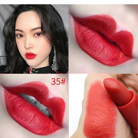 Miss Rose matte lipstick sexy red dark vampire Jujube red lipstick waterpoof long lasting 7 colors 3.8 brown lipstick MS058