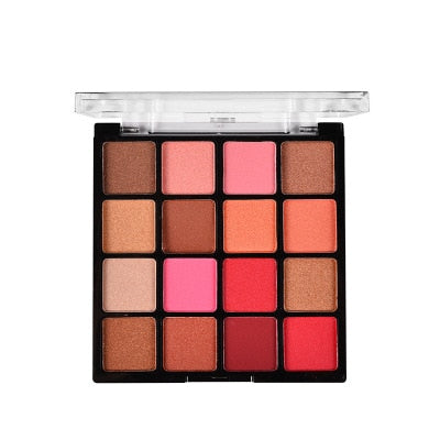 16 Colors/SET Professional Women Eye Shadow Makeup Cosmetic Powder Waterproof Long Lasting Smoky Eyeshadow Palette Makeup Tool