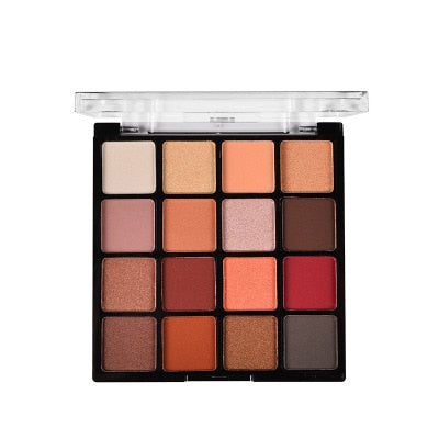 16 Colors/SET Professional Women Eye Shadow Makeup Cosmetic Powder Waterproof Long Lasting Smoky Eyeshadow Palette Makeup Tool