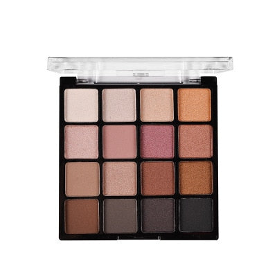 16 Colors/SET Professional Women Eye Shadow Makeup Cosmetic Powder Waterproof Long Lasting Smoky Eyeshadow Palette Makeup Tool