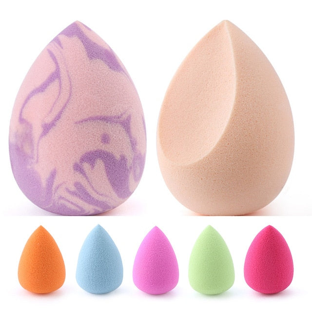 Wholesale Mini Makeup Sponge Water Drop Shape Makeup Soft Foundation puff Concealer Flawless Mixed cosmetic makeup sponge