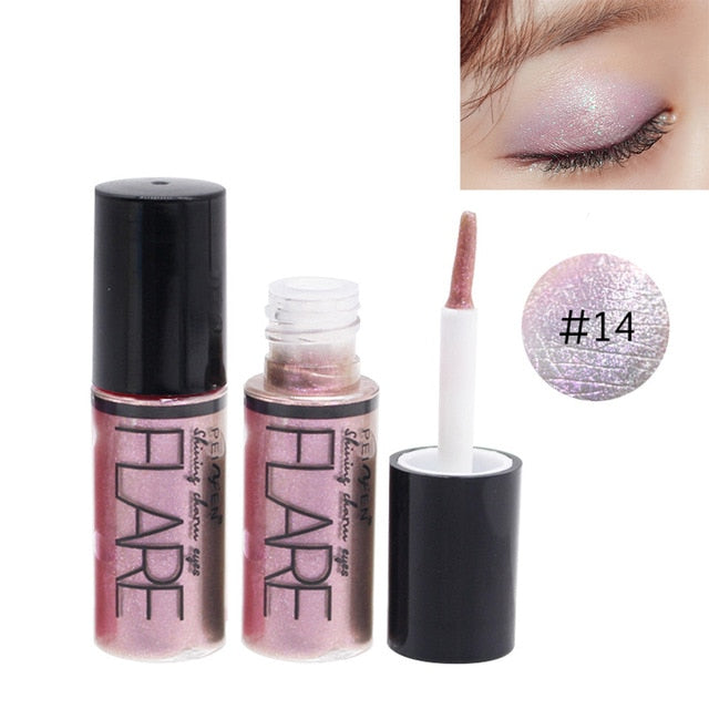 1PC Long Lasting Shiny Waterproof Liquid Glitter Eyeliner Eyeshadow Makeup Metallic Eye Liner Pen Eye Beauty Party Makeup Tools