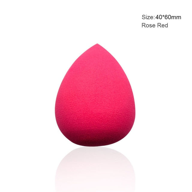 Water Drop Shape Makeup Puff Multiple Colors Cosmetic Smooth Powder Beauty Basic Products Sponge Clean Makeup Tool MZS1004