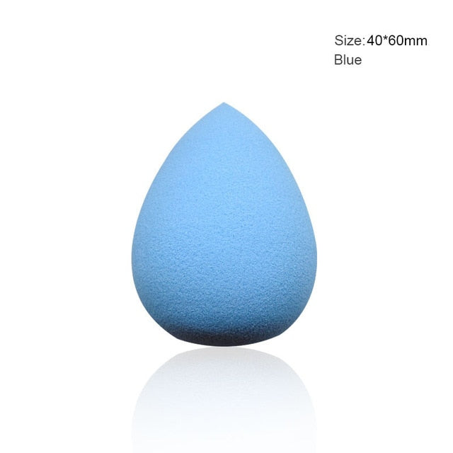 Water Drop Shape Makeup Puff Multiple Colors Cosmetic Smooth Powder Beauty Basic Products Sponge Clean Makeup Tool MZS1004