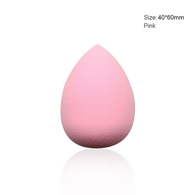 Water Drop Shape Makeup Puff Multiple Colors Cosmetic Smooth Powder Beauty Basic Products Sponge Clean Makeup Tool MZS1004