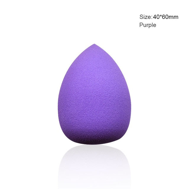 Water Drop Shape Makeup Puff Multiple Colors Cosmetic Smooth Powder Beauty Basic Products Sponge Clean Makeup Tool MZS1004