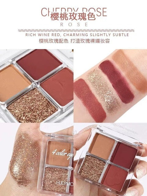 New Arrival Charming Eyeshadow Palette 9 Color Make up Palette Matte Shimmer Pigmented Eye Shadow Powder Beauty Miss Lara