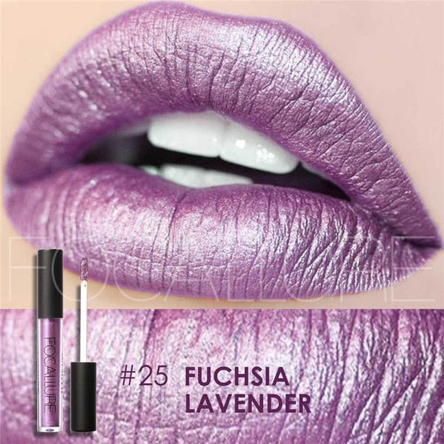 FOCALLURE Matte Lipgloss Sexy Liquid Lipstick Matte Long Lasting Waterproof Cosmetic Beauty Keep 24 Hours Makeup lipgloss