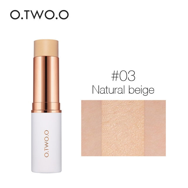 O.TWO.O Concealer Stick Foundation Makeup Full Coverage Contour Face Concealer Cream Base Primer Moisturizer Hide Blemish