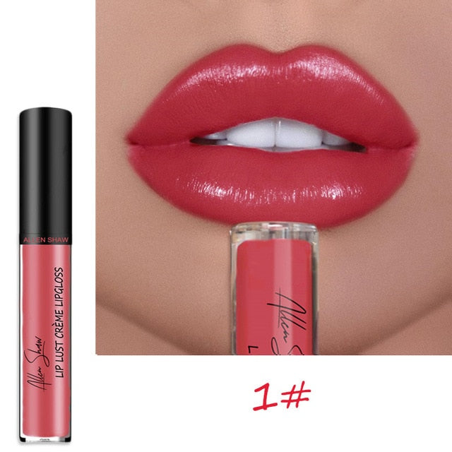 Sexy Women Lipstick Waterproof Long Lasting Moist Lip Gloss Vivid Colorful Lipgloss Women Makeup maquiagem