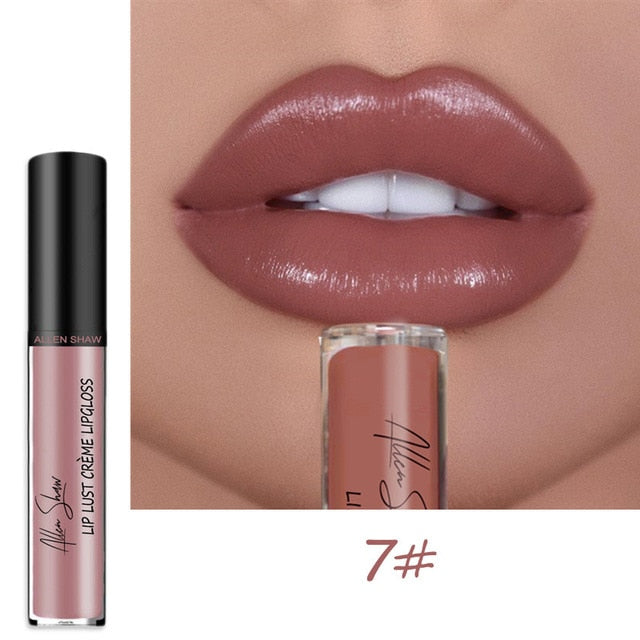 Sexy Women Lipstick Waterproof Long Lasting Moist Lip Gloss Vivid Colorful Lipgloss Women Makeup maquiagem