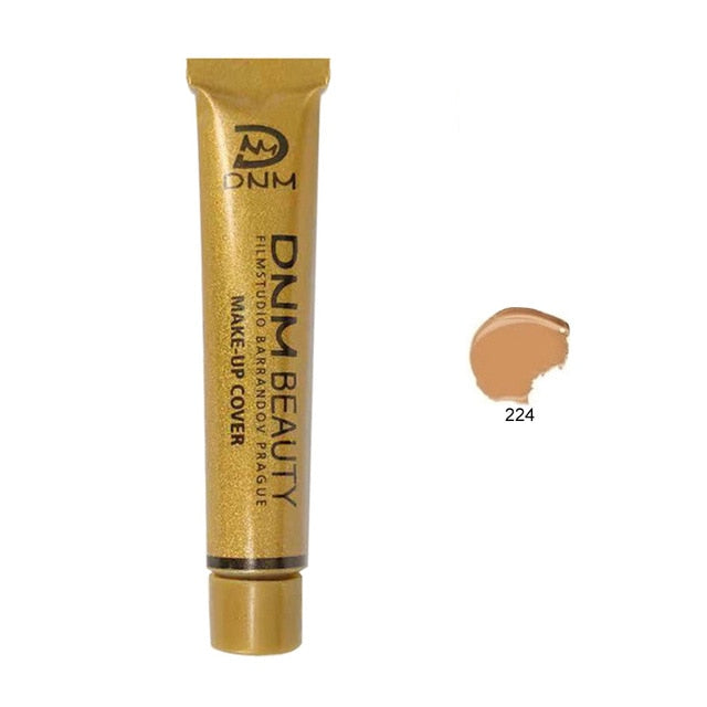 DNM High Covering Face Concealer Cream Contour Pallete Foundation Full Cover Waterproof Make Up Lip Face Pores Cosmetic TSLM1