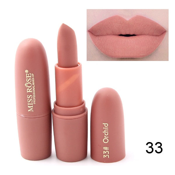 Makeup Lipstick Professional Matte Lipsticks Waterproof Long Lasting Sexy Red Lips Gloss Makeup Matte Lipsticks Beauty Cosmetics