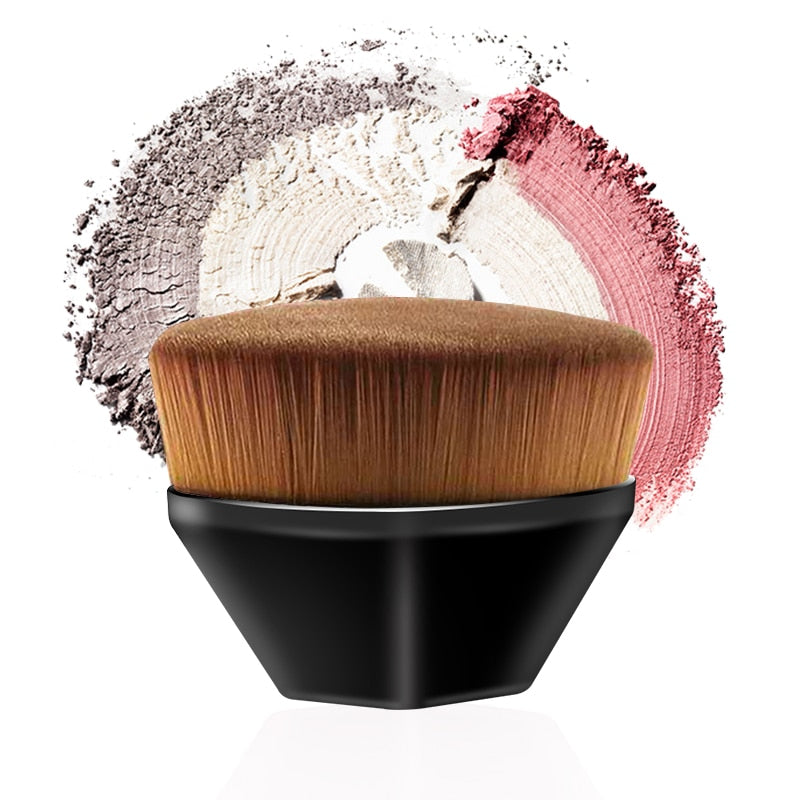 Hot Single Six Corners Powder Makeup Brushes Diamond Cosmetic Hexagon No Trace Foundation Brush Silicone Make Up Brushes