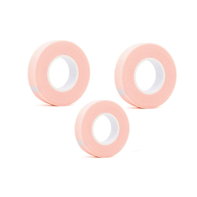 1/3/5 Rolls Non-Woven False Eyelash Extension Tape Anti-Allergy Easy Tear Eye Tapes For Grafting Fake Lash Eyeliner Tapes