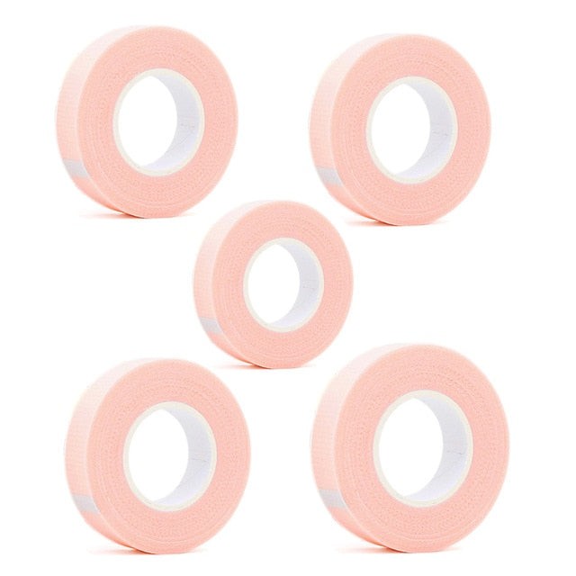 1/3/5 Rolls Non-Woven False Eyelash Extension Tape Anti-Allergy Easy Tear Eye Tapes For Grafting Fake Lash Eyeliner Tapes