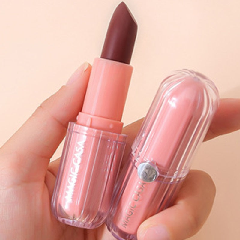 Exquisite Sexy Lipsticks Natural Matte Liquid Lipstick Waterproof Long Lasting Matte Lipstick Lip Gloss Cosmetics Makeup Tools