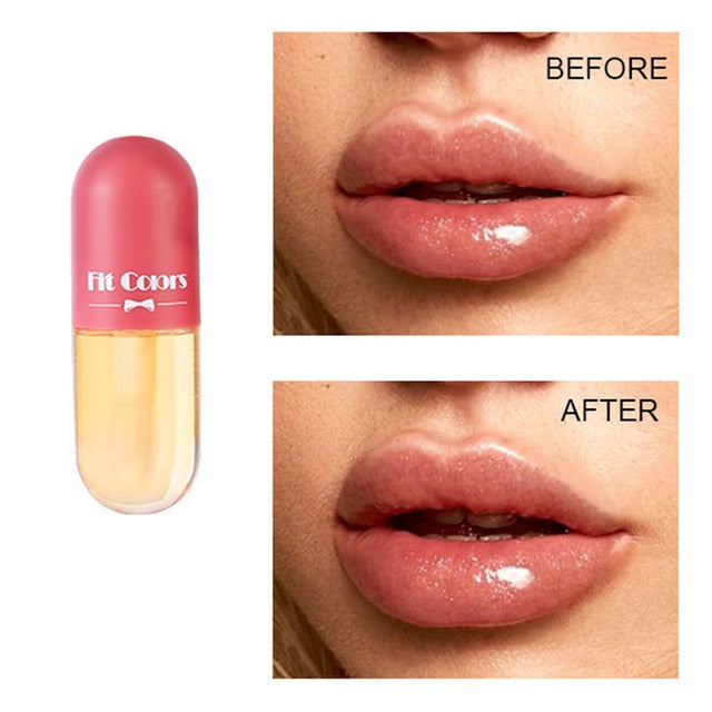 Crystal Lip Gloss Capsules Glossy Transparent Moisturizing Lip Oil Maintenance LipGloss Beauty Makeup Liquid Lipstick Care TSLM1