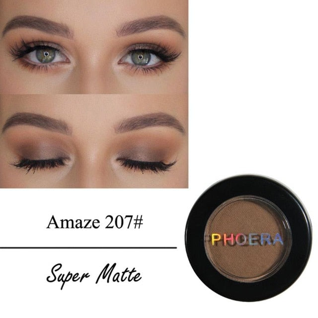 PHOERA Matte Eyeshadow Palette Waterproof Lasting Eye Shadow Beauty Makeup Cosmetics Maquillaje Profesional Sombra TSLM2