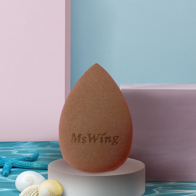 MsWing Makeup Sponge Professional Cosmetic Puff Blending Face Liquid Foundation BB Cream Soft water foundation Sponge for face