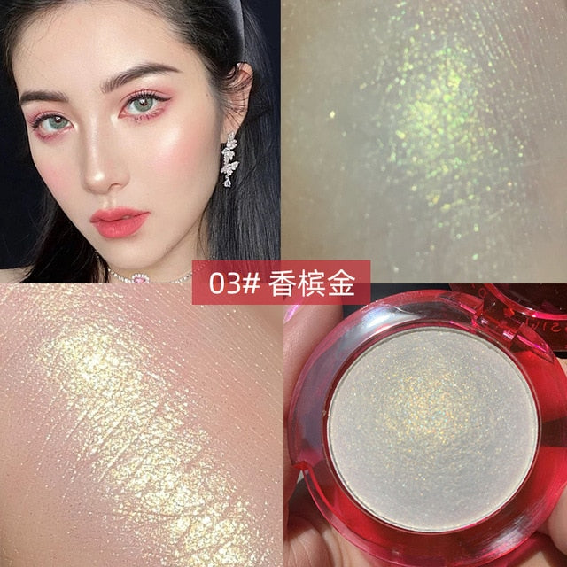 Miss Lara 3 Color Highlighter Facial Bronzers Palette Makeup Glow Face Contour Shimmer Powder Illuminator Highlight Cosmetics