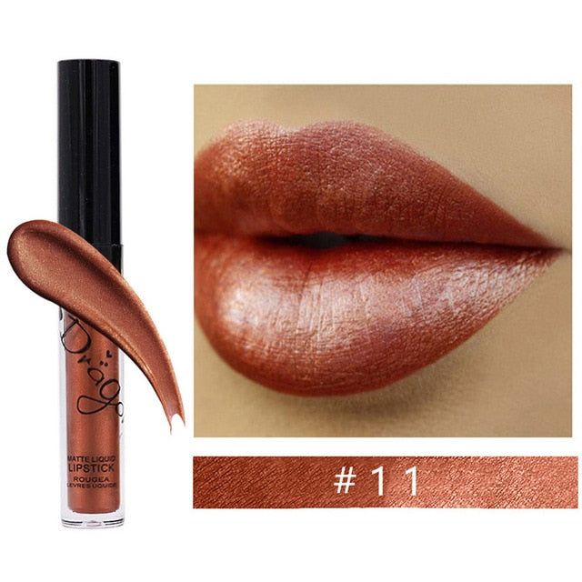 Nude Matte Lip Gloss Makeup Waterproof Velvet Liquid Lipstick Lips Cosmetics Long-lasting Lip Stick Cream Make up Tint Lipgloss