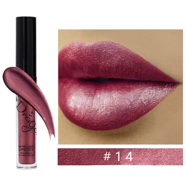 Nude Matte Lip Gloss Makeup Waterproof Velvet Liquid Lipstick Lips Cosmetics Long-lasting Lip Stick Cream Make up Tint Lipgloss