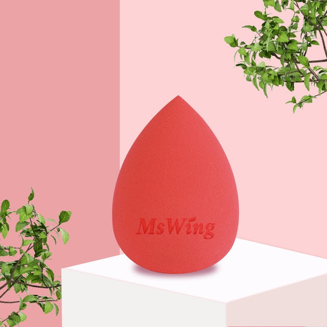 MsWing Makeup Sponge Professional Cosmetic Puff Blending Face Liquid Foundation BB Cream Soft water foundation Sponge for face