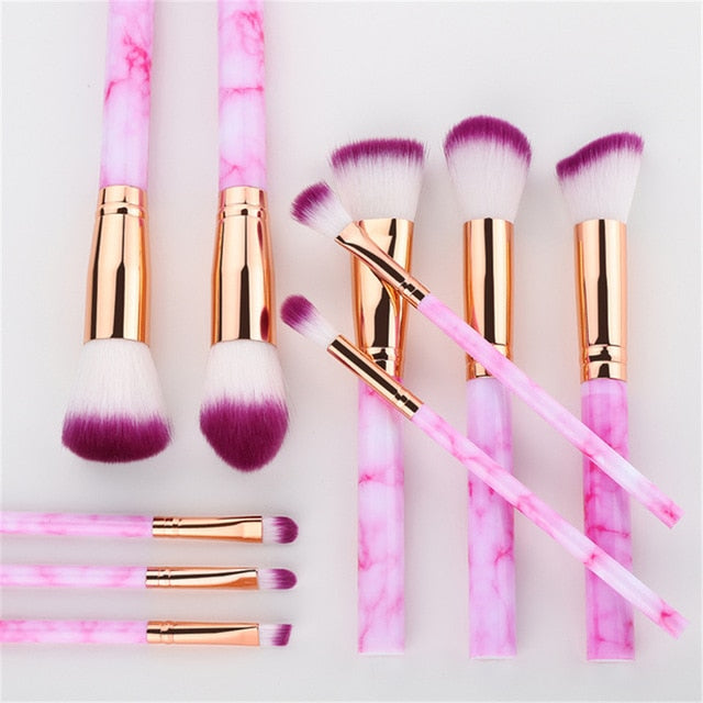 5/10/15pcs Makeup Brushes Sets Highlighter Eye Cosmetic Powder Foundation Eye Shadow Cosmetics Professional Eyebrows Soft Hair