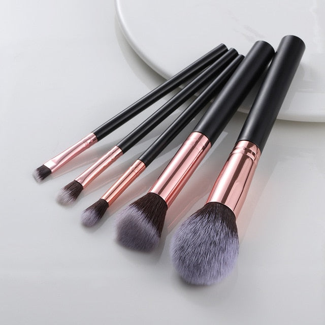 5/10/15pcs Makeup Brushes Sets Highlighter Eye Cosmetic Powder Foundation Eye Shadow Cosmetics Professional Eyebrows Soft Hair